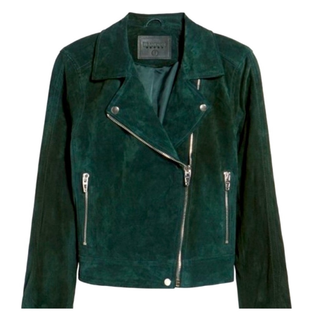 Blank NYC Suede Emerald Green Jacket size M